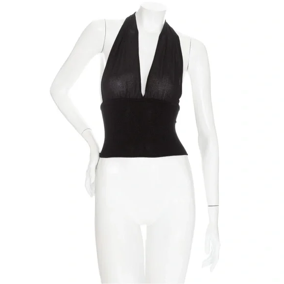 Gucci | Tops | Vintage Tom Ford For Gucci Metallic Halter